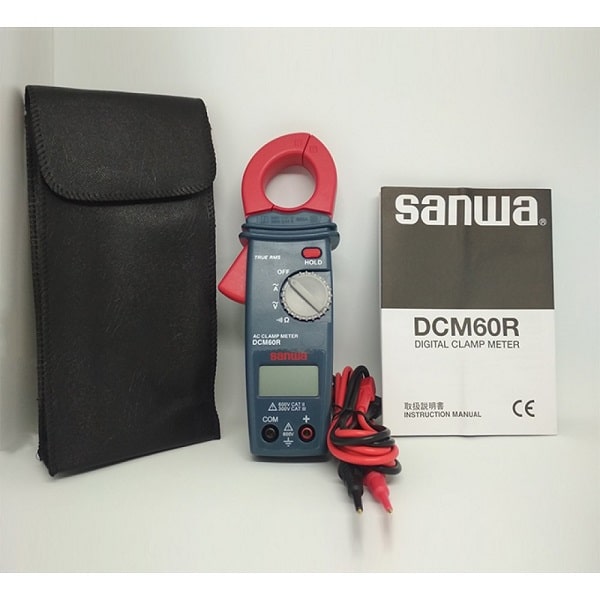 Ampe kìm dòng AC Sanwa DCM60R giúp hoạt động liên tục đến 120 giờ
