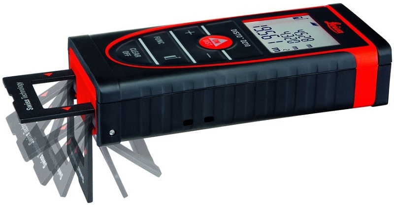 Leica DISTO D210 được thiết kế rất nhỏ gọn và chắc chắn, vừa tầm tay