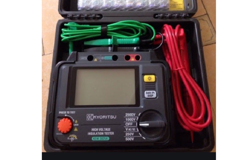 Máy đo điện trở cách điện Kyoritsu 3122B là thiết bị chuyên dụng cho nhà kiểm nghiệm và xử lý sự cố
