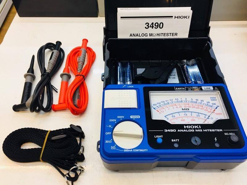 Đồng hồ đo điện trở cách điện Hioki 3490 Đồng hồ đo điện trở cách điện Hioki 3490