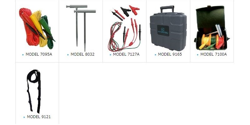 Phụ kiện kèm theo đồng hồ đo điện trở đất Kyoritsu 4105A