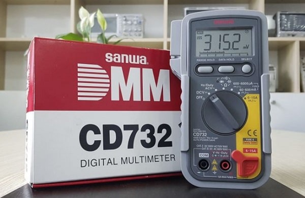 Đồng hồ vạn năng Sanwa CD732 được tích hợp nhiều chức năng đo