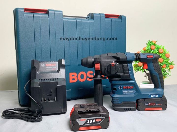 Bộ máy khoan bê tông pin Bosch GBH 185-LI