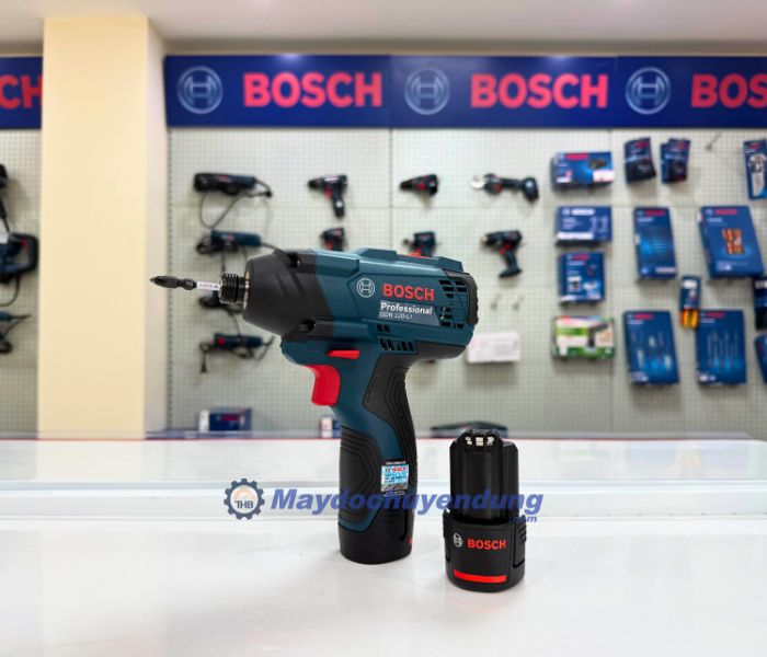 Máy vặn vít Bosch GDR 120-LI sử dụng nguồn pin 112V đáp ứng được nhu cầu sử dụng phù hợp
