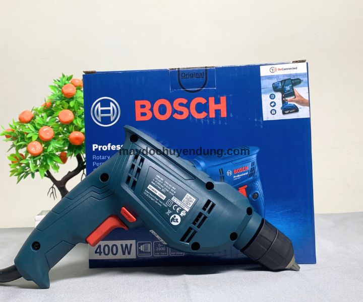 Mặt sau máy khoan Bosch GBM 400