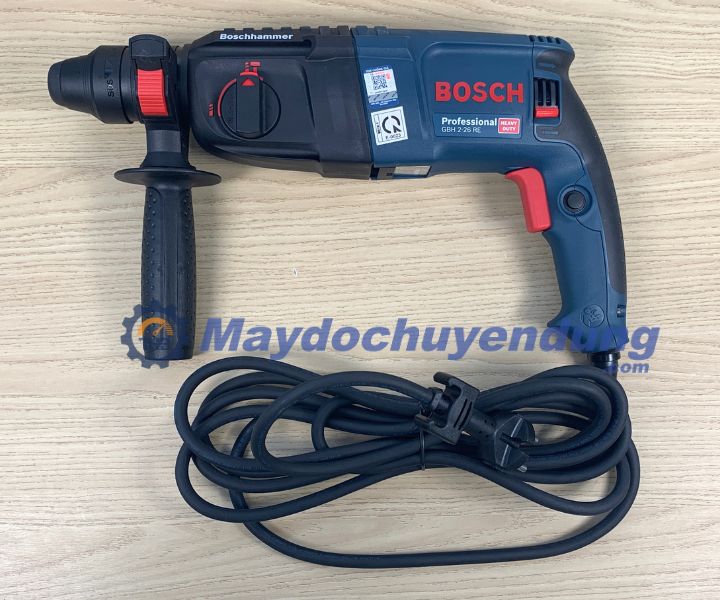 Bosch GBH 2-26 RE có thể khoan được trên các vật liệu cứng