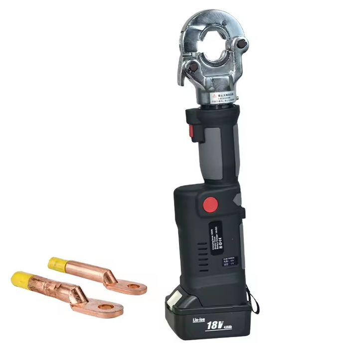 Máy ép cos thủy lực dùng pin LS-300 và phụ kiện