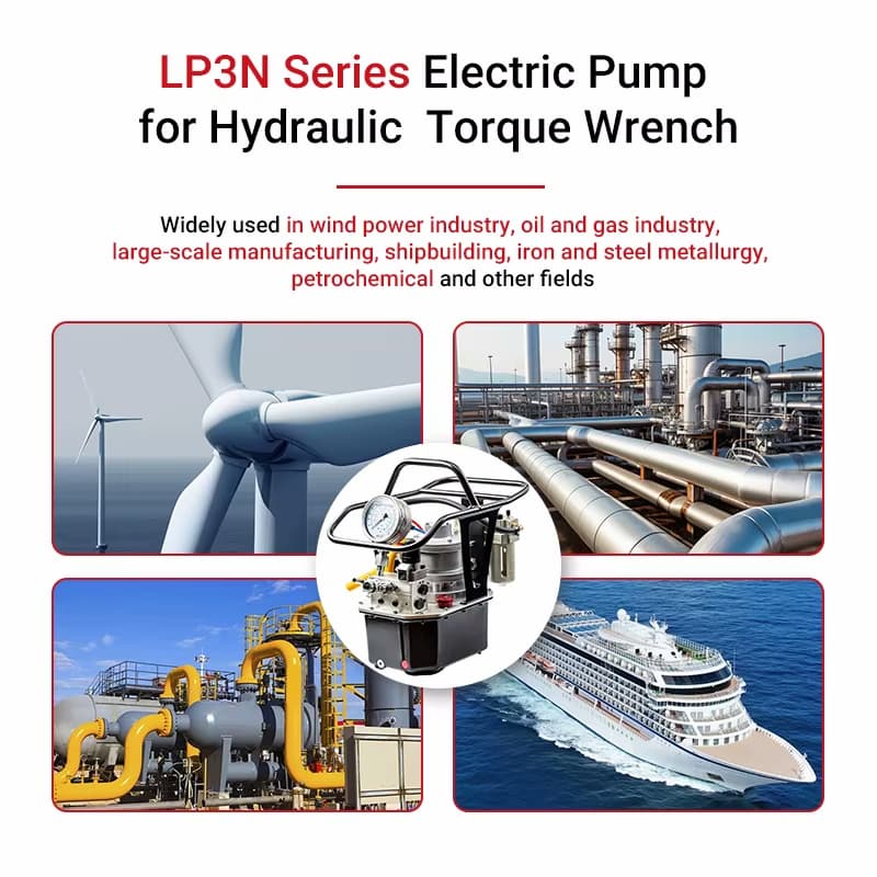 Bơm khí nén cờ lê thủy lực WREN LP3-N4 được ứng dụng rộng rãi trong  nhiều lĩnh vực