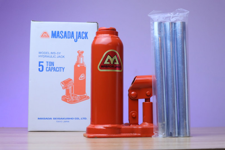 Masada MS-5Y 5 tấn giúp người dùng nâng xe, căn chỉnh thiết bị 