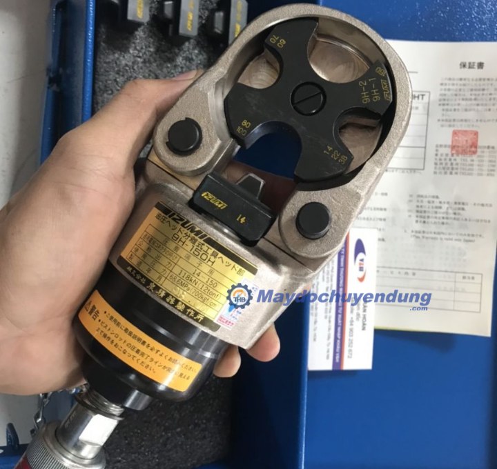 IZUMI S7G-60EM có khả năng ép đa dạng các loại đầu cos từ nhỏ đến lớn