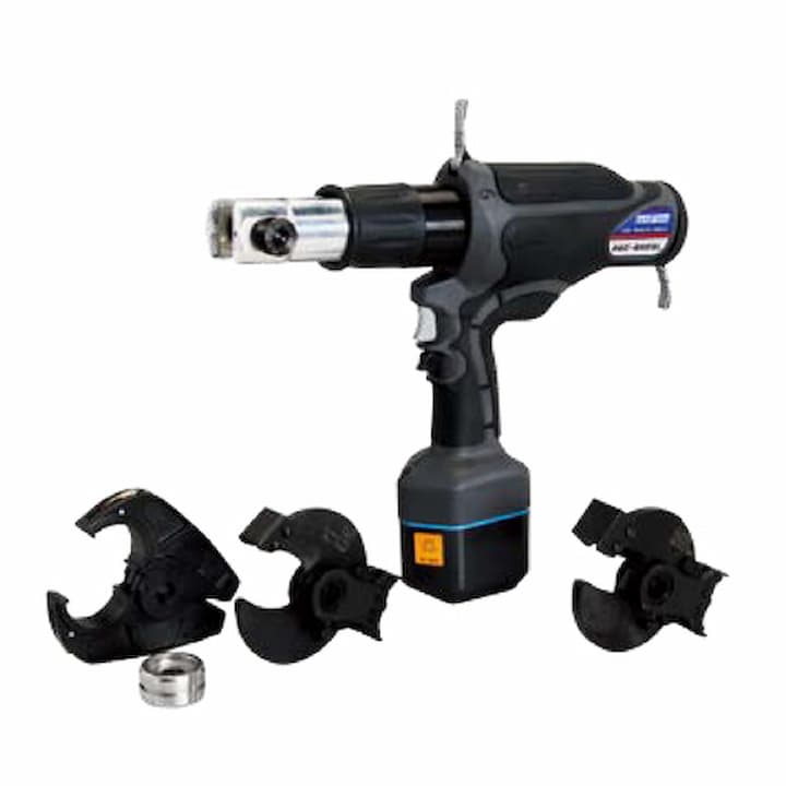 Máy ép cos thủy lực IZUMI REC-6NDSL có thể kết hợp với nhiều đầu cắt ép khác nhau