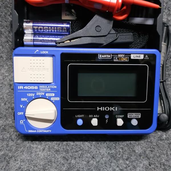 Đồng hồ đo điện trở cách điện Hioki IR4056-21 cho kết quả đo lường chính xác