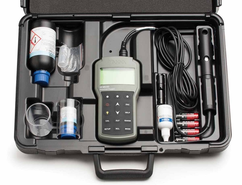 Máy đo DO/Nhiệt Độ chuyên nghiệp HI98193 Máy đo DO/Nhiệt Độ chuyên nghiệp HI98193