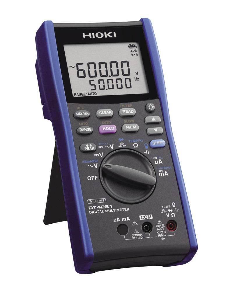 Màn hình hiển thị 60.000 số giúp Hioki DT4281 hoạt động hiệu quả Màn hình hiển thị 60.000 số giúp Hioki DT4281 hoạt động hiệu quả