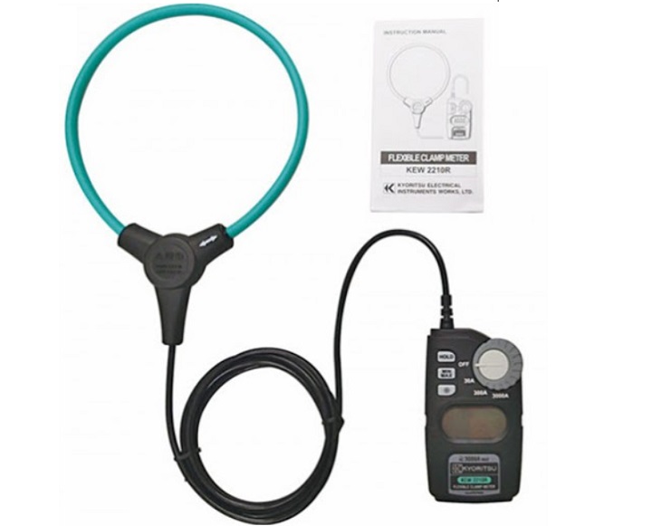 Ampe kìm Kyoritsu 2210R đo công suất dòng xoay chiều đến 3000A.