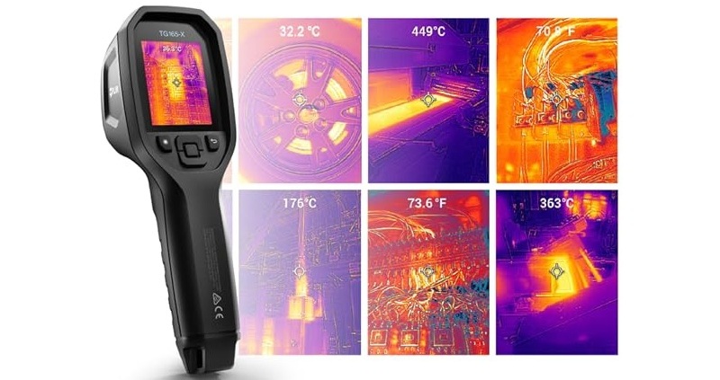 Flir TG165-X hiển thị ảnh nhiệt chính xác Flir TG165-X hiển thị ảnh nhiệt chính xác