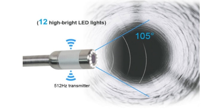 Camera đi kèm với 12 đèn LED cho ánh sáng mạnh mẽ