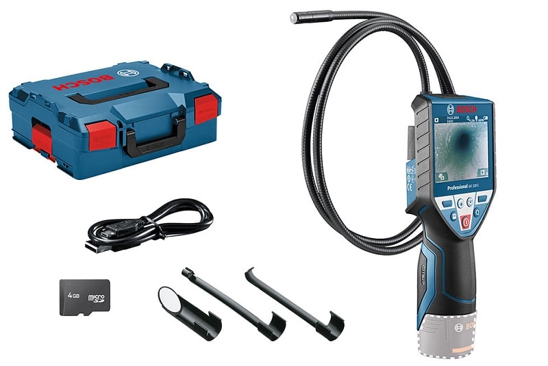 Bộ sản phẩm camera Bosch GIC 120 C đầy đủ phụ kiện