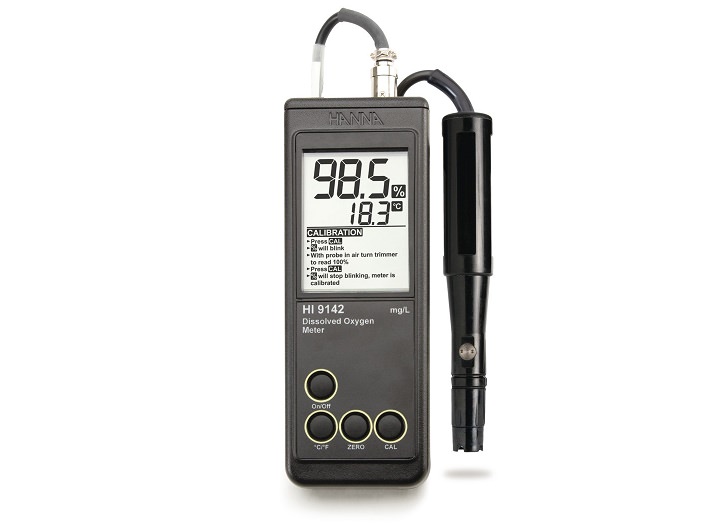 Điện cực oxy hòa tan (DO) Polarographic cho máy HI9142, cáp 10m HI76407/10