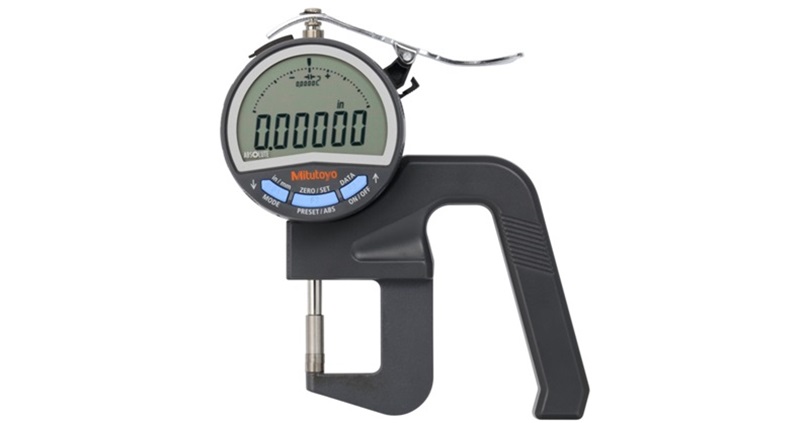 Đồng hồ đo độ dày điện tử Mitutoyo 547-400A dễ sử dụng với màn hình xoay 330 độ Đồng hồ đo độ dày điện tử Mitutoyo 547-400A dễ sử dụng với màn hình xoay 330 độ