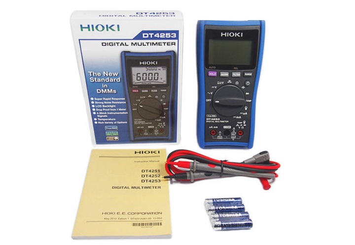 Hioki DT4253 cho khả năng làm việc liên tục trong nhiều giờ liền