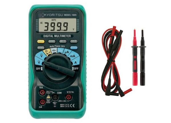 Kyoritsu 1009 đảm bảo phạm vi đo điện áp 600V