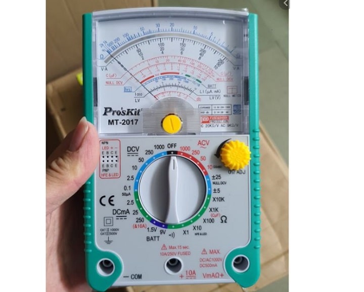 Đồng hồ vạn năng Proskit MT-2017 N có khả năng bảo vệ quá tải