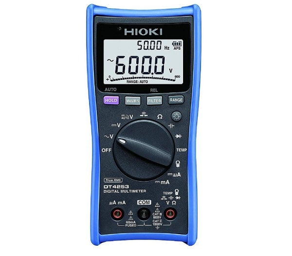 Đồng hồ vạn năng Hioki DT4253 giúp đo dòng điện ở 4 dải đo