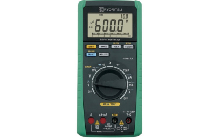 Đồng hồ vạn năng Kyoritsu 1051 tích hợp đo cả dòng AC và DC