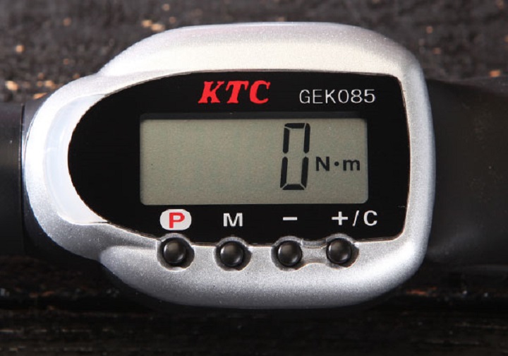 Màn hình hiển thị của Cần siết lực điện tử KTC GEK085-R3 Màn hình hiển thị của Cần siết lực điện tử KTC GEK085-R3
