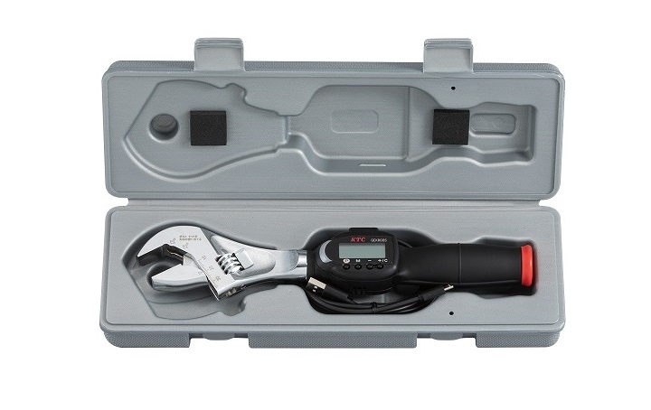Cần siết lực đầu mỏ lết loại pin sạc KTC GEKR085-W36 Cần siết lực đầu mỏ lết loại pin sạc KTC GEKR085-W36