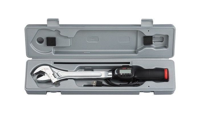 Bộ cần siết lực đầu mỏ lết loại pin sạc KTC GEKR135-W36 Bộ cần siết lực đầu mỏ lết loại pin sạc KTC GEKR135-W36