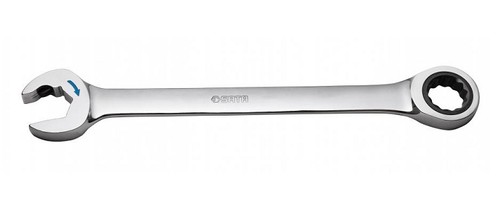 Cờ lê tự động 2 đầu vòng miệng 25mm Sata 43619