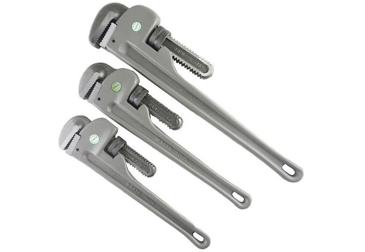 Mỏ lết răng thân nhôm 36in/900mm Sata 70828