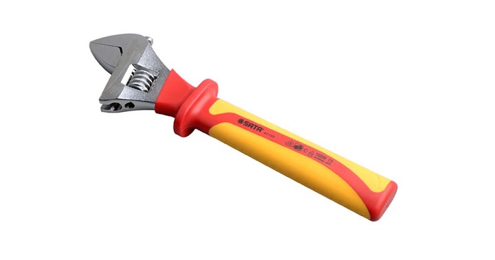 Mỏ lết chuyên dùng 10in/250mm cách điện 1000V Sata 47103