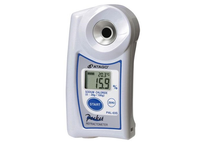 Khúc xạ kế đo độ mặn điện tử Atago PAL-03S