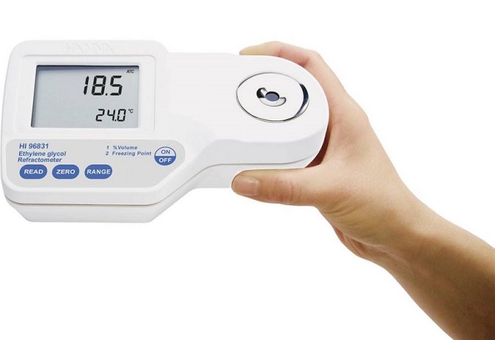 Khúc xạ kế đo độ đóng băng Hanna HI96831 Khúc xạ kế đo độ đóng băng Hanna HI96831