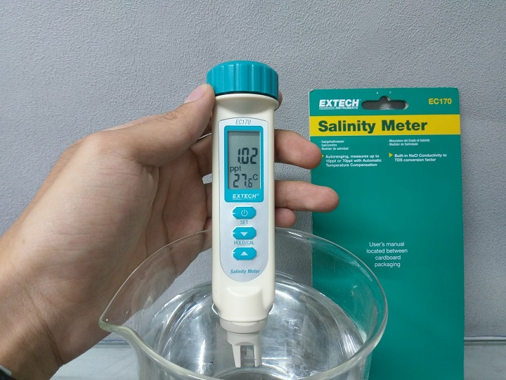 Bút đo độ mặn và nhiệt độ Extech EC170