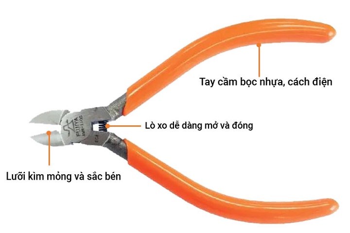 Kìm cắt mini Fujiya AMN-110S