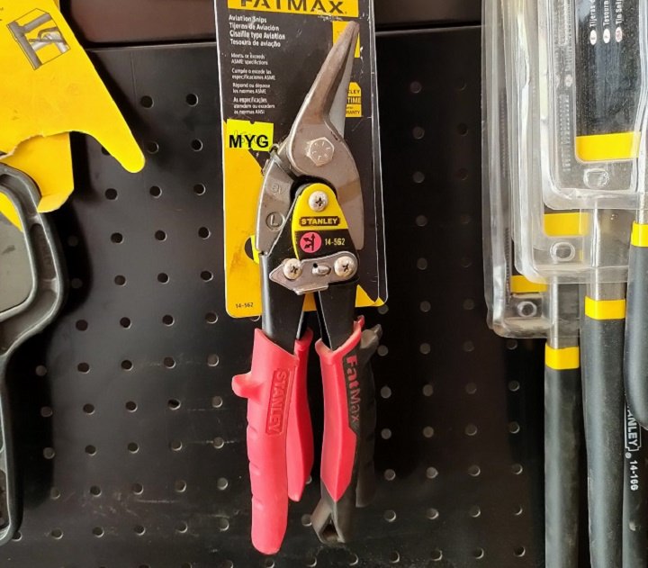 Kéo cắt tôn MAXSTEEL mũi cong trái 10in - cán đỏ 14-562-22 Kéo cắt tôn MAXSTEEL mũi cong trái 10in - cán đỏ 14-562-22