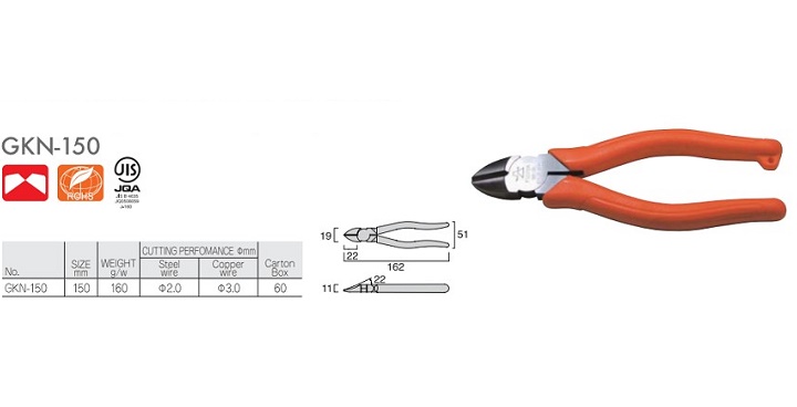 Kìm cắt Fujiya GKN-150