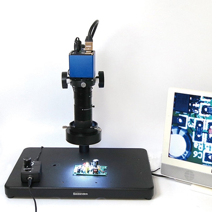 Shodensha LRS200HD2 kết nối với màn hình qua cáp kết nối HDMI. 