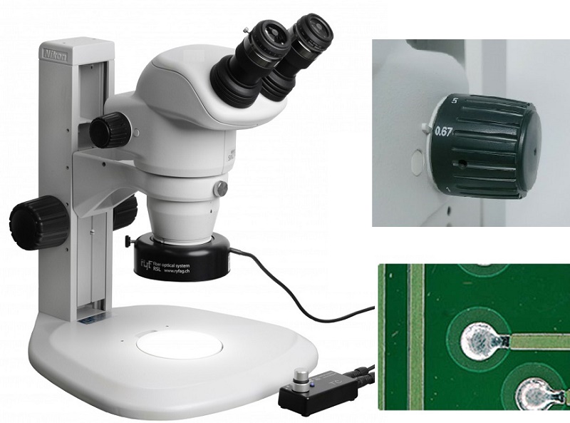 Kính hiển vi Nikon SMZ745 soi mẫu vật rõ nét với độ phóng đại 50 lần