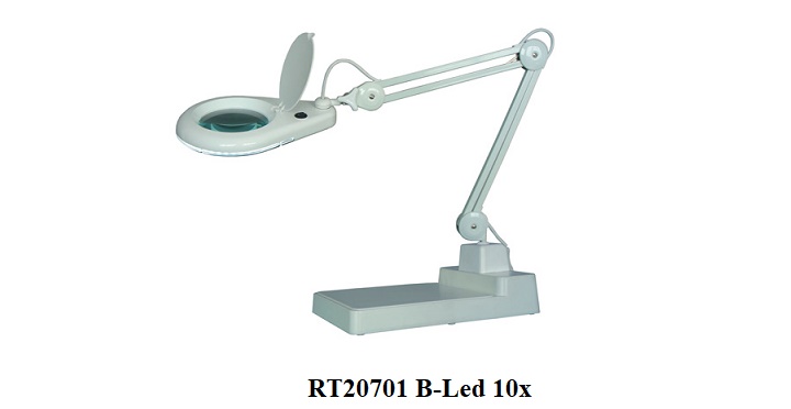 Kính lúp để bàn RT20701 B-Led 10X là thiết bị quan sát chất lượng tốt