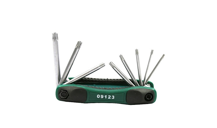 Bộ lục giác sao gập, 8 chi tiết Sata 09123