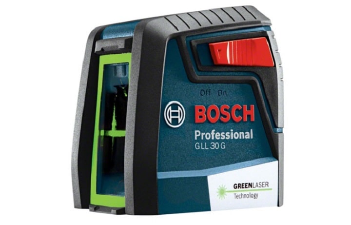 Máy cân bằng laser tia xanh Bosch GLL 30 G sử dụng tia laser xanh cho độ sáng bóng Máy cân bằng laser tia xanh Bosch GLL 30 G sử dụng tia laser xanh cho độ sáng bóng