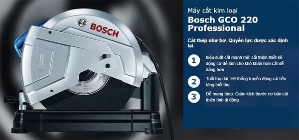 Hình ảnh máy cắt sắt Bosch GCO 220