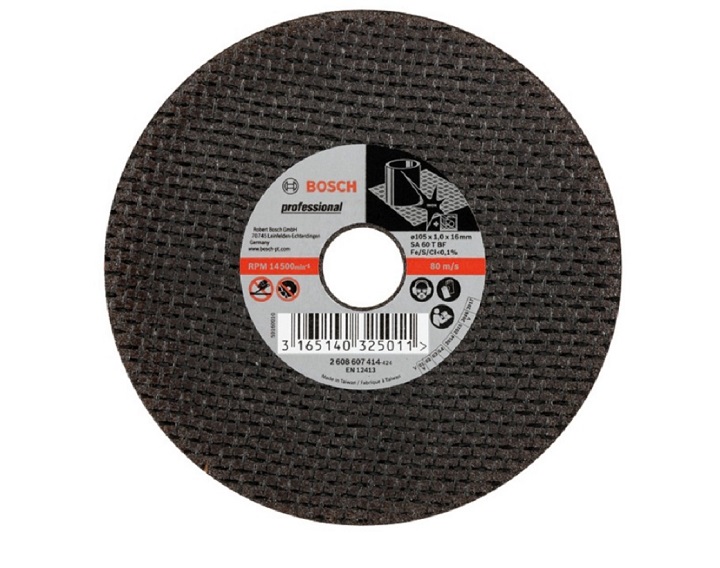 Đá cắt 105x1.0x16mm (inox) Bosch 2608607414