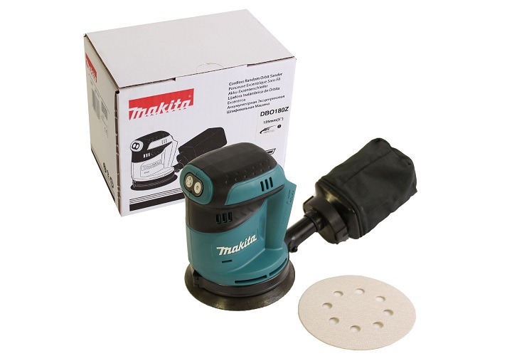 Máy chà nhám quỹ đạo tròn dùng pin 18V Makita DBO180Z 