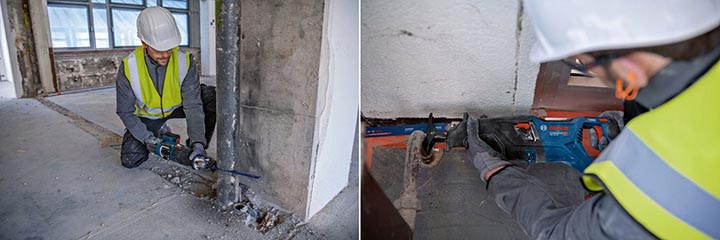 Bosch GSA 185-LI cưa, cắt linh hoạt, hiệu quả